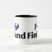 フィンランド国旗大好き マグカップ (中央)