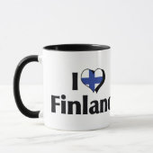 フィンランド国旗大好き マグカップ (左)
