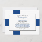 フィンランド国旗結婚、フィンランド国旗 招待状 (正面)