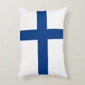 フィンランド国旗 アクセントクッション (正面(垂直))