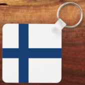 フィンランド国旗 キーホルダー (裏面)