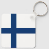 フィンランド国旗 キーホルダー (裏面)