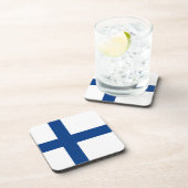 フィンランド国旗 コースター (右側)