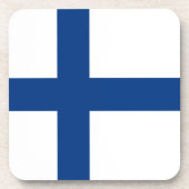 フィンランド国旗 コースター (正面)