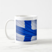 フィンランド国旗 コーヒーマグカップ (左)