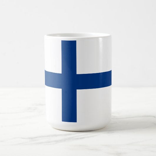 フィンランド国旗 コーヒーマグカップ (中央)
