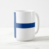 フィンランド国旗 コーヒーマグカップ (正面右)