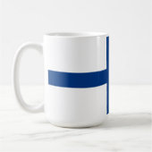 フィンランド国旗 コーヒーマグカップ (左)