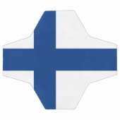 フィンランド国旗 サッカーボール (フラット)