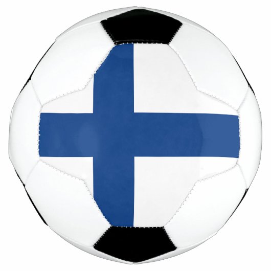 フィンランド国旗 サッカーボール (正面)