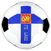 フィンランド国旗 サッカーボール (回転)