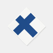 フィンランド国旗 スタンダードカクテルナプキン (角)