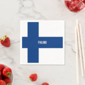 フィンランド国旗 スタンダードカクテルナプキン (インサイチュ)