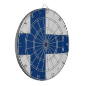 フィンランド国旗 ダーツボード (正面左)