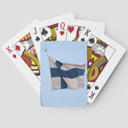 フィンランド国旗 トランプ (裏面)