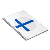 フィンランド国旗 ノートブック (右側)