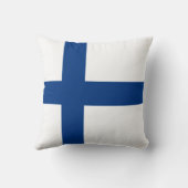 フィンランド国旗（フィンランド） クッション (裏面)