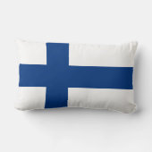 フィンランド国旗（フィンランド）腰枕 ランバークッション (裏面)