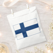フィンランド国旗 フェイバーバッグ (クリップ留めされた状態)