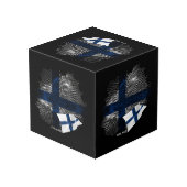 フィンランド国旗 フォトキューブ (裏面アングル)