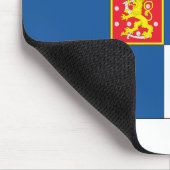フィンランド国旗 マウスパッド (コーナー)