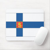 フィンランド国旗 マウスパッド (マウス)