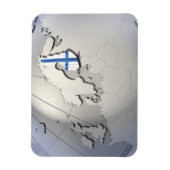 フィンランド国旗 マグネット (縦)