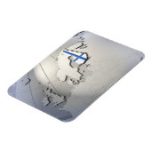 フィンランド国旗 マグネット (左側)