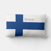 フィンランド国旗 ランバークッション (裏面)