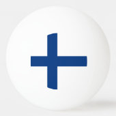 フィンランド国旗 卓球ボール (裏面)