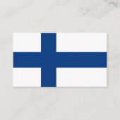 フィンランド国旗 名刺 (正面)