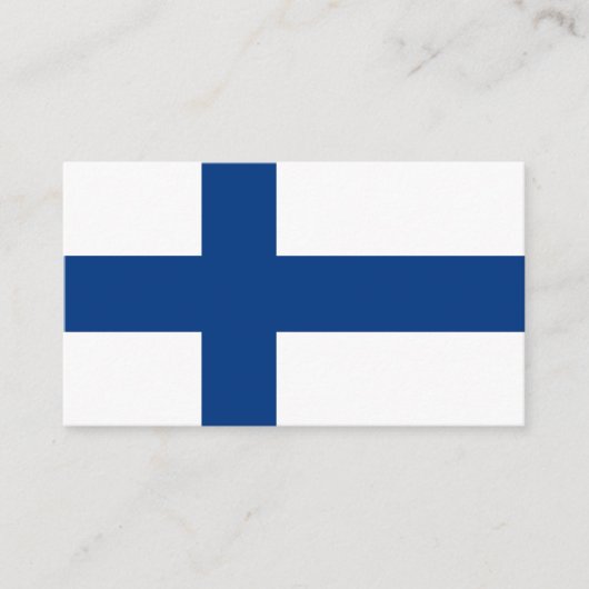 フィンランド国旗 名刺 (正面)