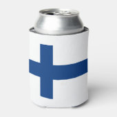 フィンランド国旗 缶クーラー (缶正面)