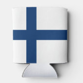 フィンランド国旗 缶クーラー (裏面)