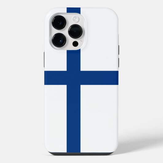フィンランド国旗 iPhoneケース (裏面)