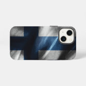 フィンランド国旗 iPhoneケース (裏面横)