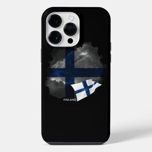フィンランド国旗 iPhoneケース (裏面)