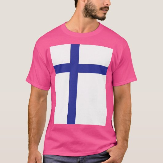 フィンランド国旗 Tシャツ (正面)