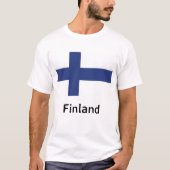 フィンランド国旗 Tシャツ (正面)