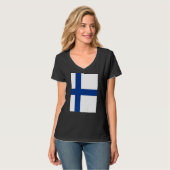 フィンランド国旗 Tシャツ (正面フル)