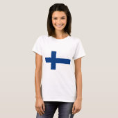フィンランド国旗 Tシャツ (正面フル)
