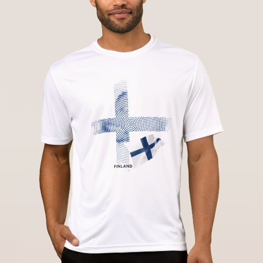 フィンランド国旗 Tシャツ (正面)