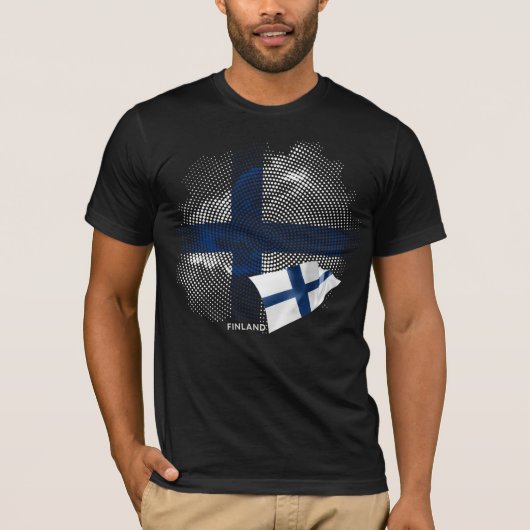 フィンランド国旗 Tシャツ (正面)