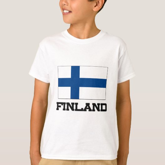 フィンランド国旗 Tシャツ (正面)