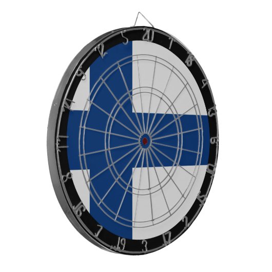 フィンランド国旗Dartboard & Finnish / game board ダーツボード (正面左)