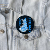 フィンランド地図ボタン 缶バッジ (インサイチュ)