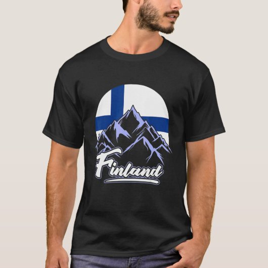 フィンランド女性のためのLapp Finlandia Men Sisu Lapland Tシャツ (正面)