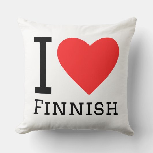 フィンランド好き クッション (正面)