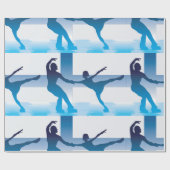 フィンランド姿スケータラッピング紙 ラッピングペーパー (フラット)