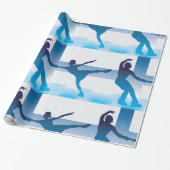 フィンランド姿スケータラッピング紙 ラッピングペーパー (アンロールド)